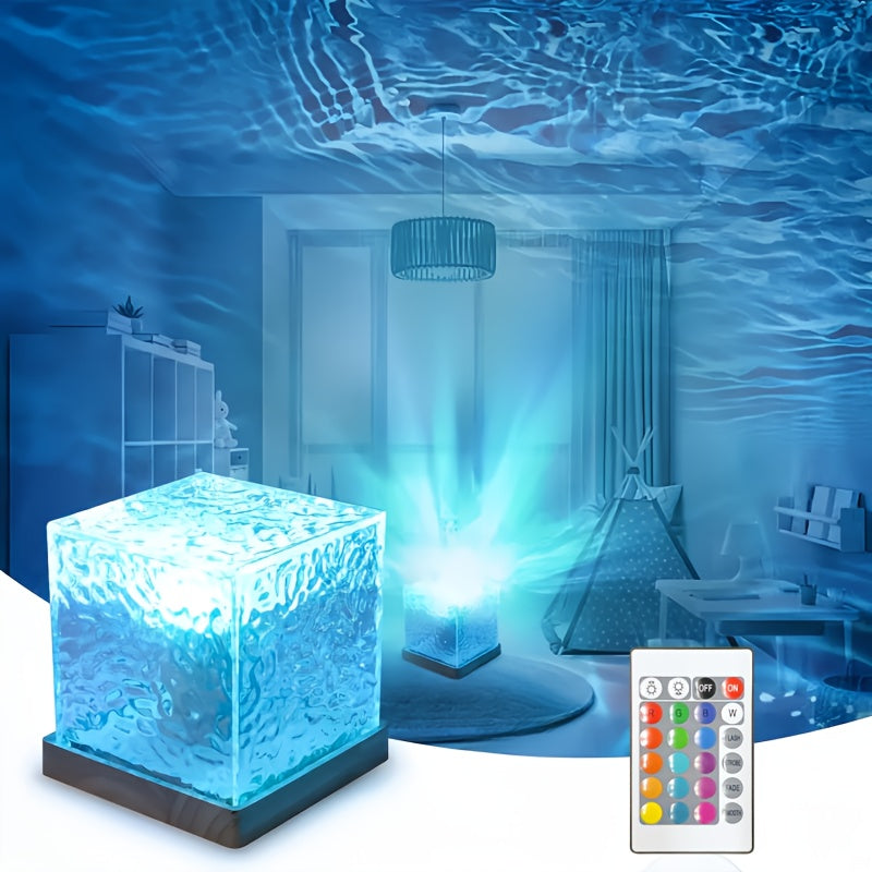 OceanWave - 16 Kleuren LED Nachtlamp met Golfeffect