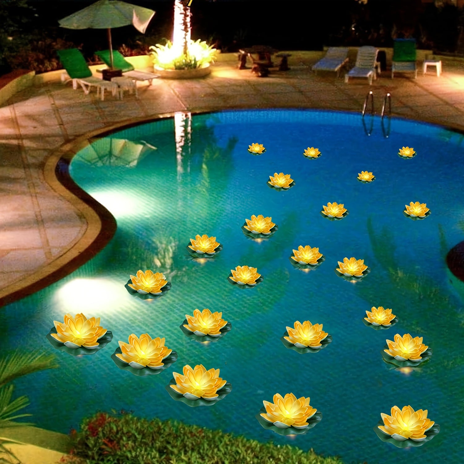 SolarLily - Lanterna Solare LED a Forma di Loto Decorativa in 3 Colori