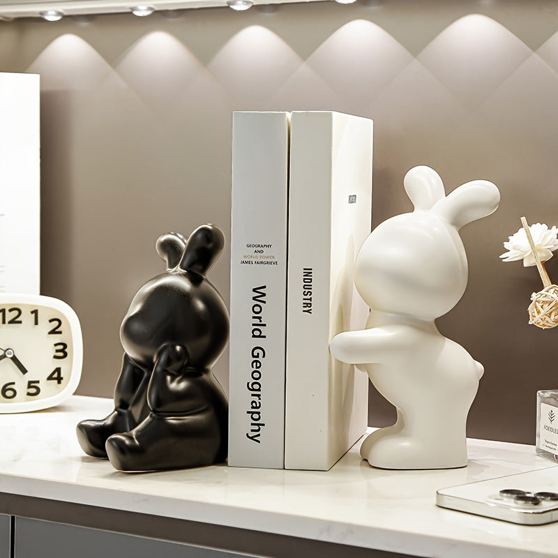 BunnyAnime - Schattige Konijnen Boekensteunen voor Woonkamerdecoratie