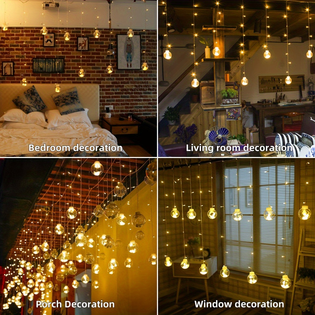 LumiSphere - 3.0m Wreath Ball Decorative LED Lighting, Perfect for Christmas & Holidays