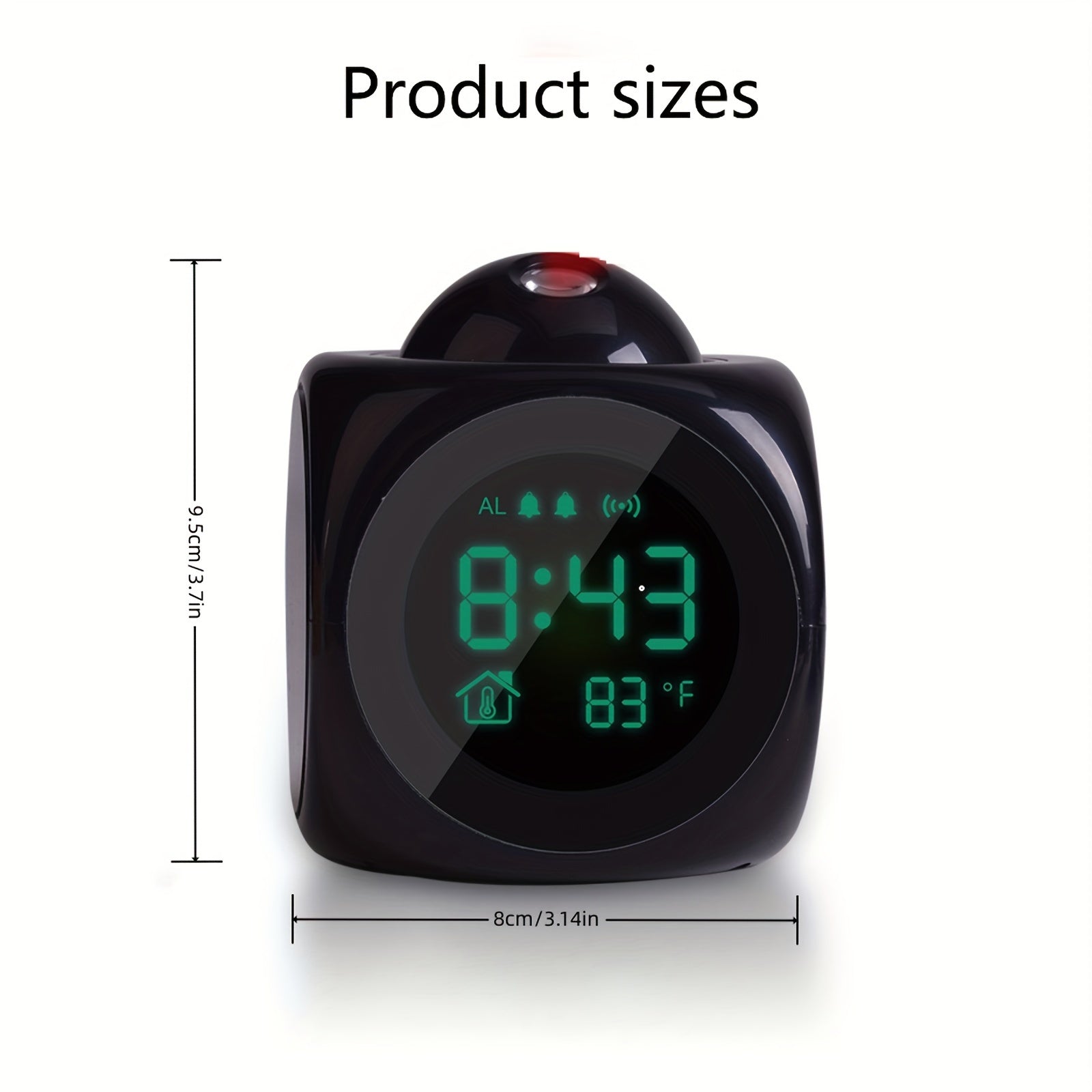 TimeCast - LCD Digitale Projectiewekker met Slaaptimer