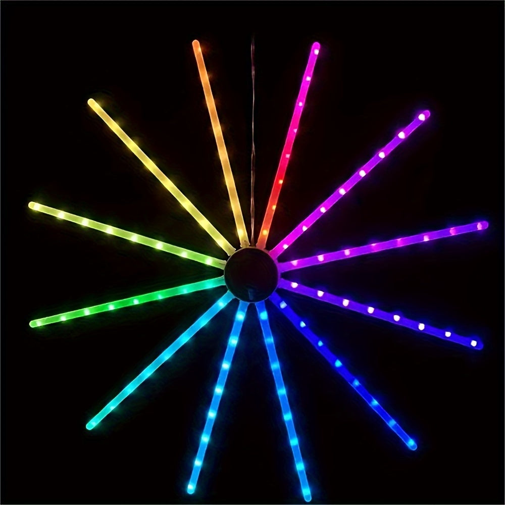 FairySpin - Ventilatore USB Rotante con Luci Magiche Colorate