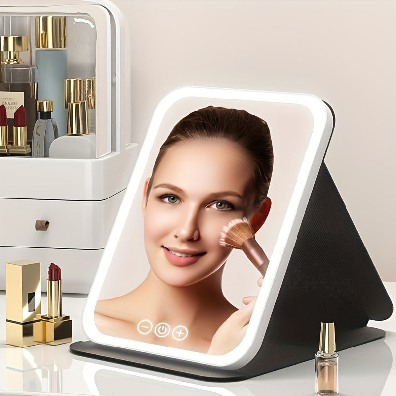 LED Make-up Spiegel - Dimbaar, Oplaadbaar, 3 Kleurmodi