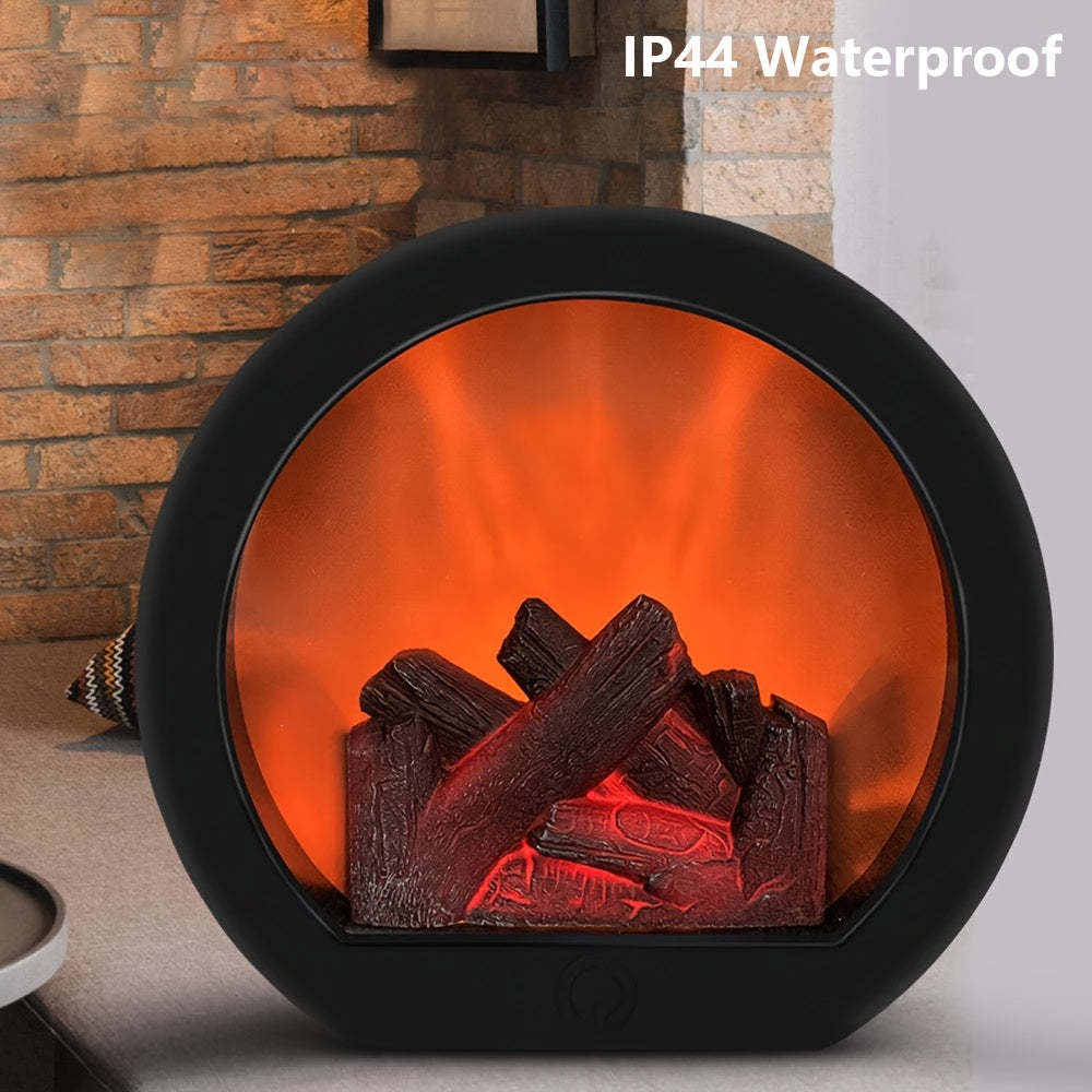 FlameGlow - Simulatie Houtskoolvlamlamp met Retro-stijl Decoratie