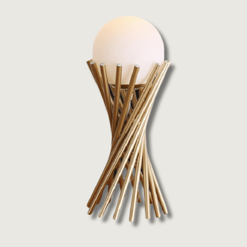 LumiGlobe - Moderne Gouden Tafellamp met LED Verlichting