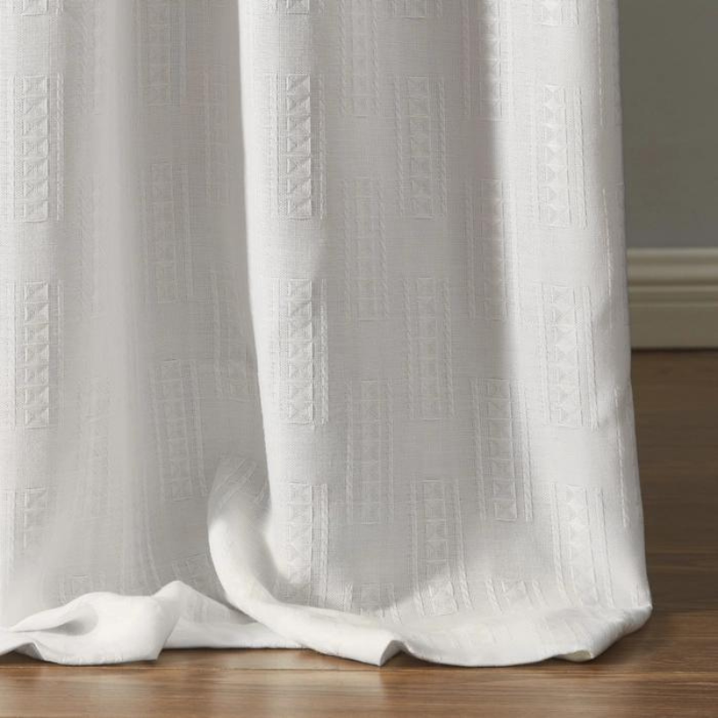 Nila Boho Semi Transparent Curtains Soft Roof