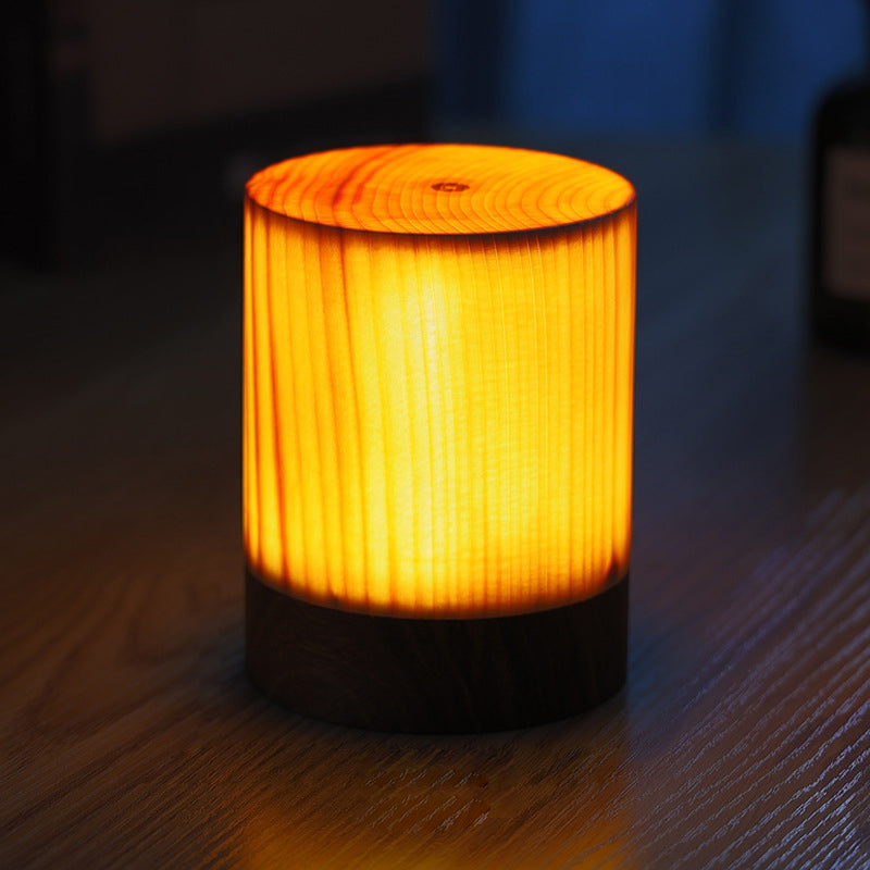 LumiHout - LED Tafellamp met Accu en Touch Control