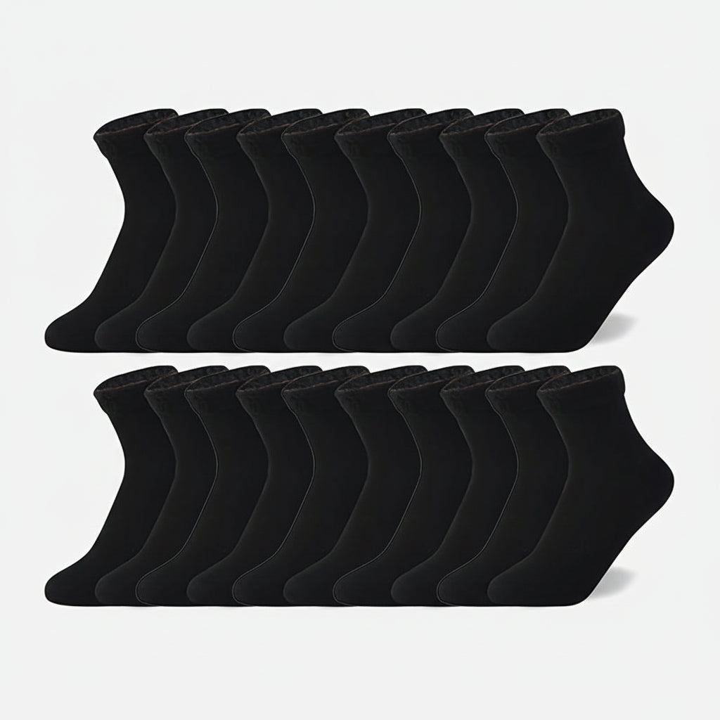 Socks Thermal Lined Warm Nylon Winter Socks Daily Use