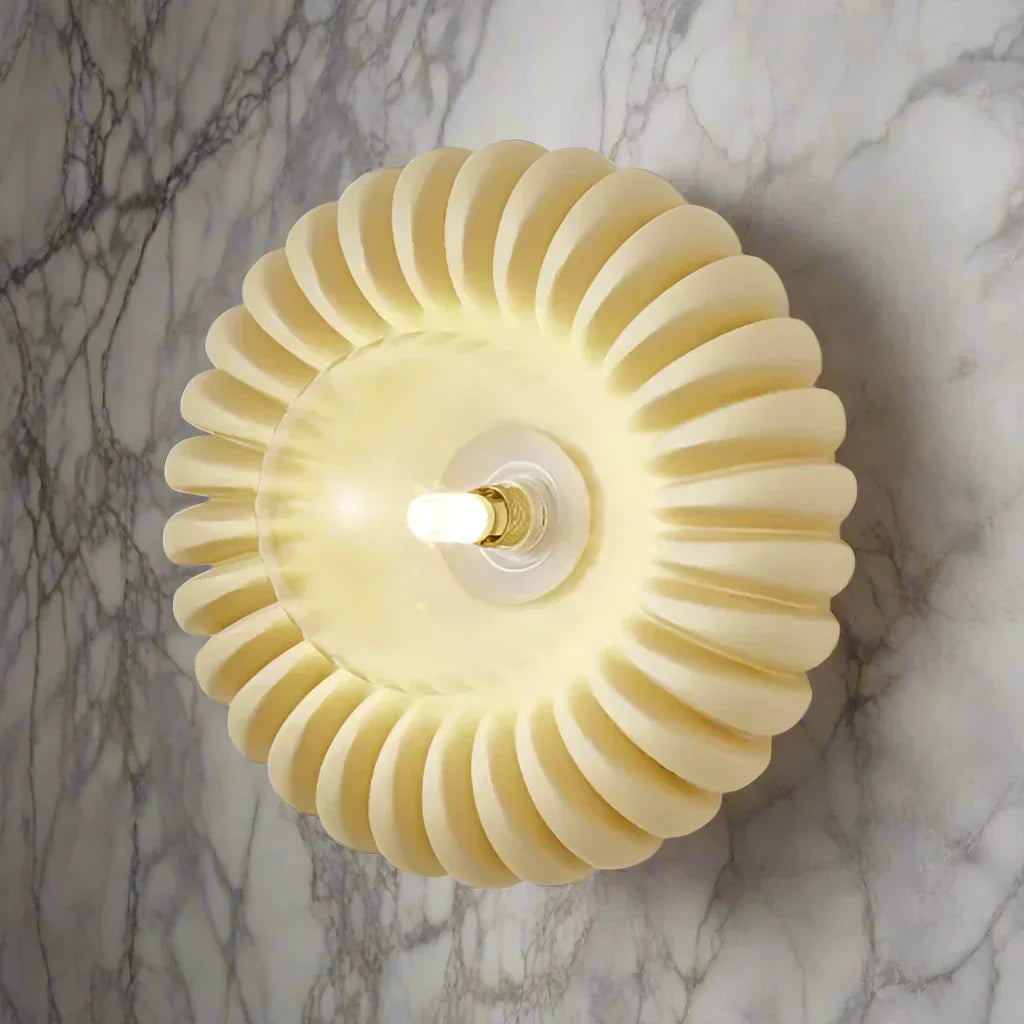 ResinGlow – Moderne Harz Wandlamp voor Slaapkamer