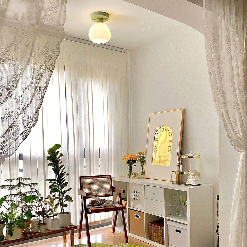 Romantic Pumpkin Ceiling Lamp for the Gan