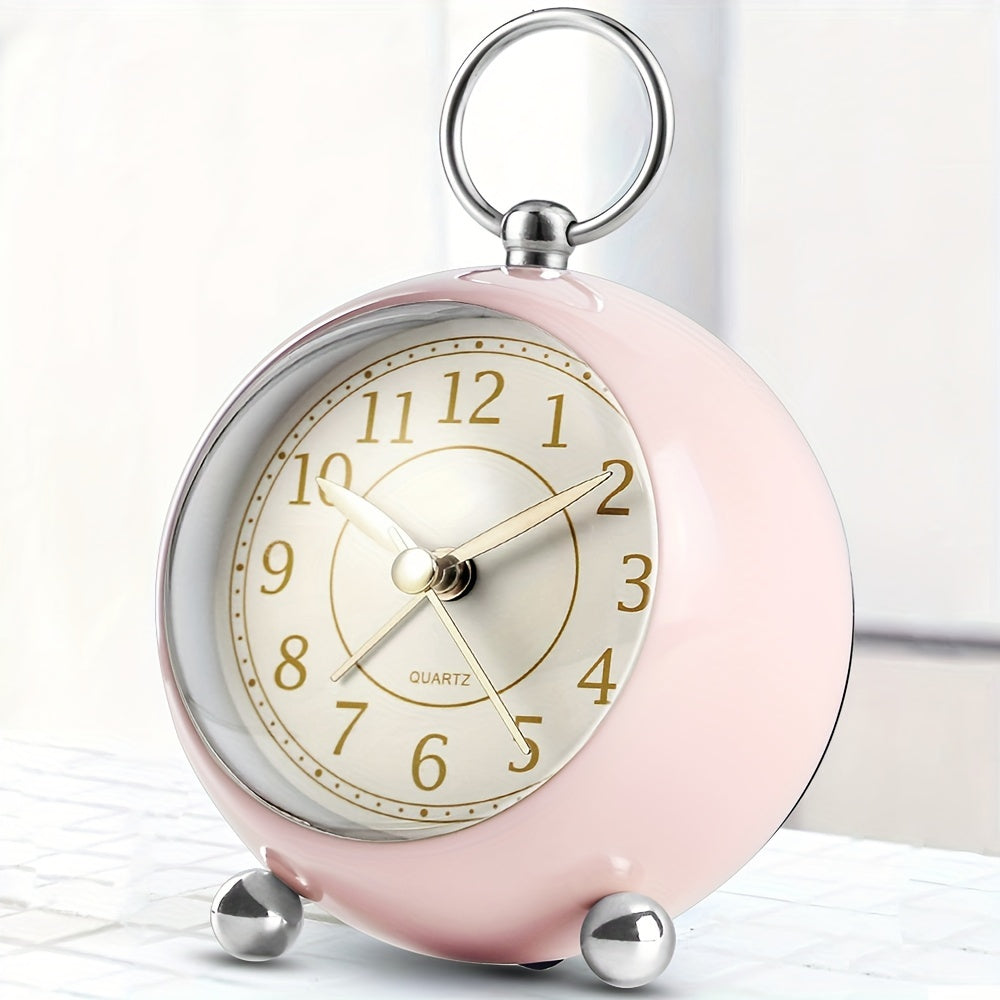 RetroTime - Geluidloze Analoge Wekker met Nachtlicht