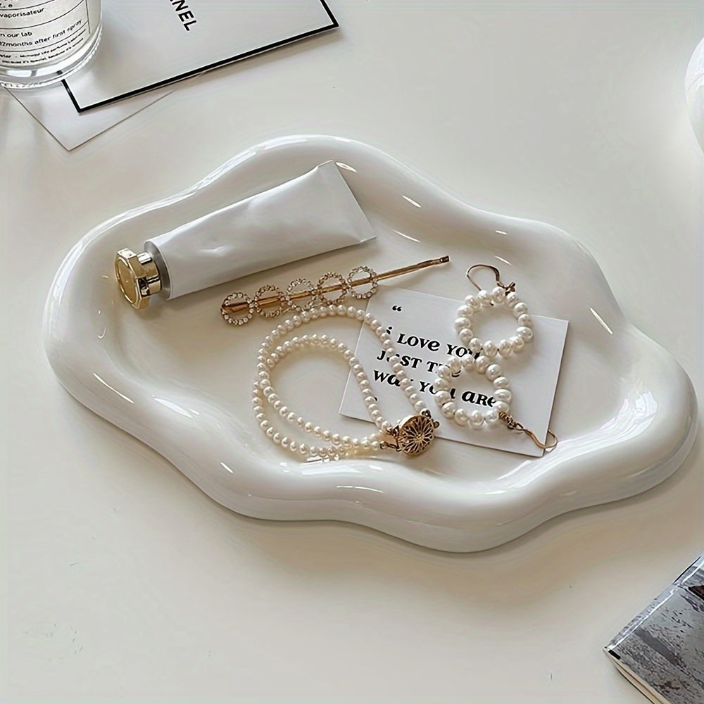 CloudDish - Keramische Wolk Schaal voor Sieraden & Decoratie | Luxe Glam Stijl