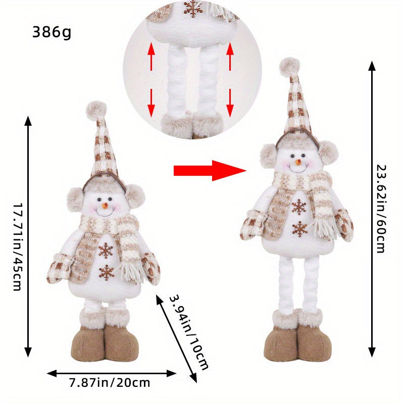 HolidaySet - Rekbare Sneeuwpop & Rendier Poppen
