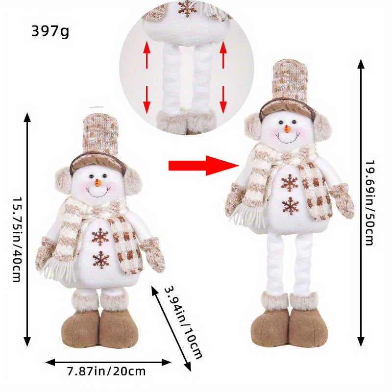 HolidaySet - Rekbare Sneeuwpop & Rendier Poppen