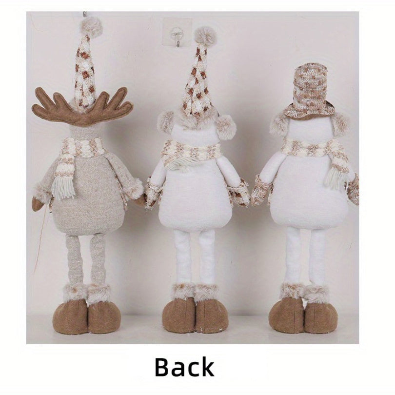 HolidaySet - Rekbare Sneeuwpop & Rendier Poppen