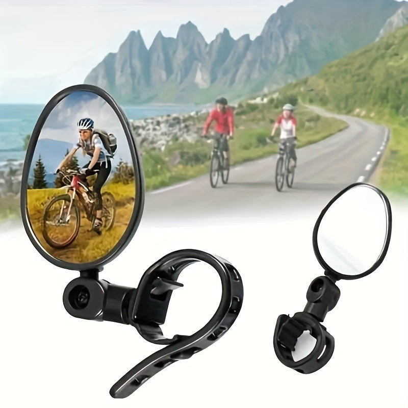 2-Pack Fietsspiegel Achteruitkijkspiegels – Brede Hoek, Veiligheidsspiegel, Universele Pasvorm