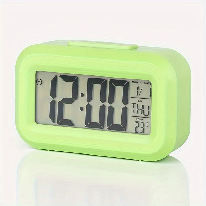 SilentTime - Stille LED Wekker met Datum- en Temperatuurweergave