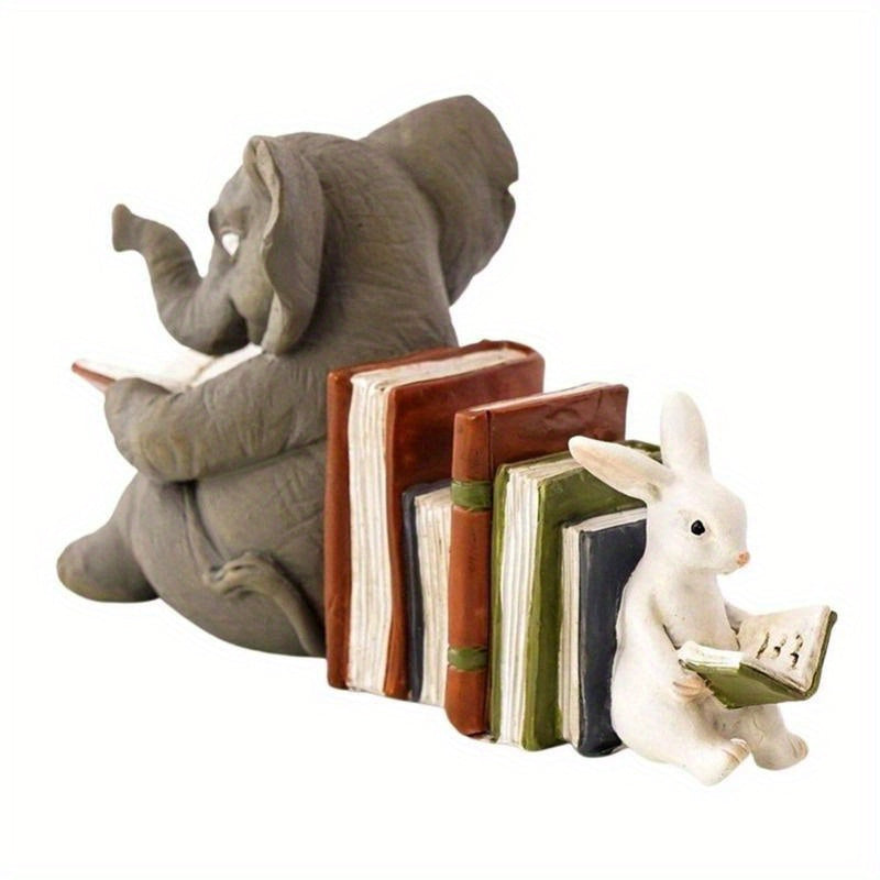 ElephantRabbit - Fermalibri in Resina Animali per Interni ed Esterni