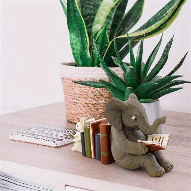 ElephantRabbit - Fermalibri in Resina Animali per Interni ed Esterni