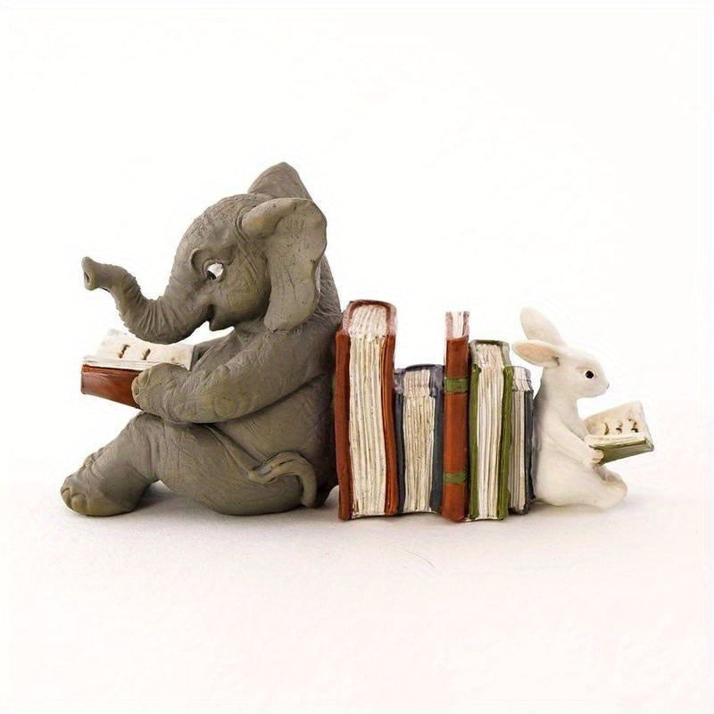 ElephantRabbit - Fermalibri in Resina Animali per Interni ed Esterni
