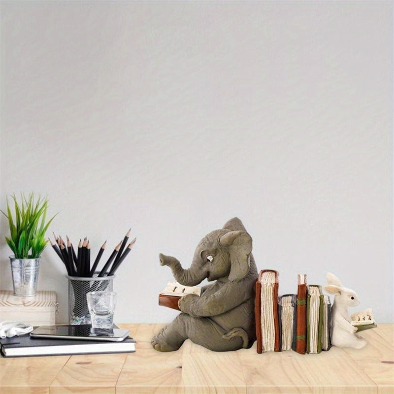 ElephantRabbit - Fermalibri in Resina Animali per Interni ed Esterni