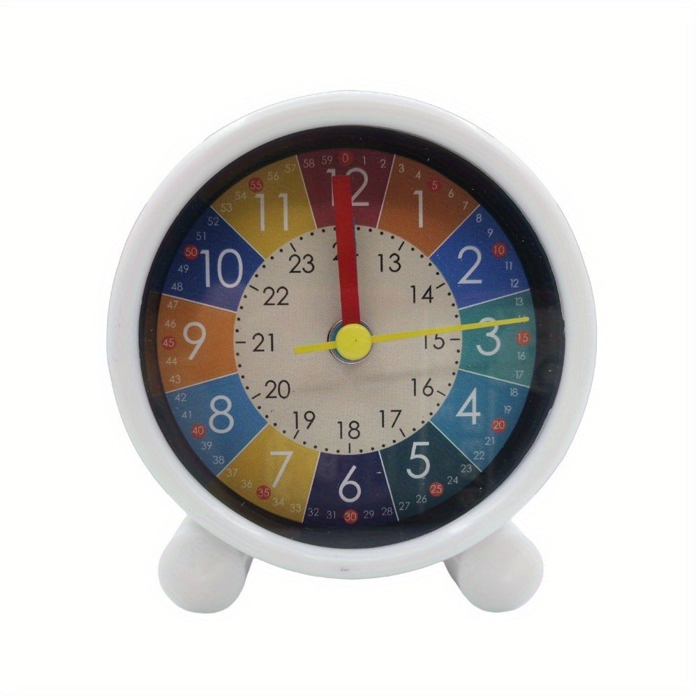 RainbowClock - Stille Regenboog Wekker met Kleurrijke Cijfers