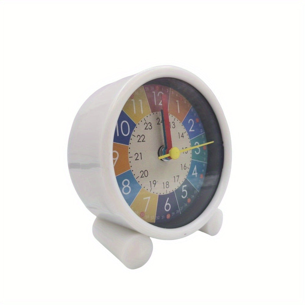 RainbowClock - Stille Regenboog Wekker met Kleurrijke Cijfers