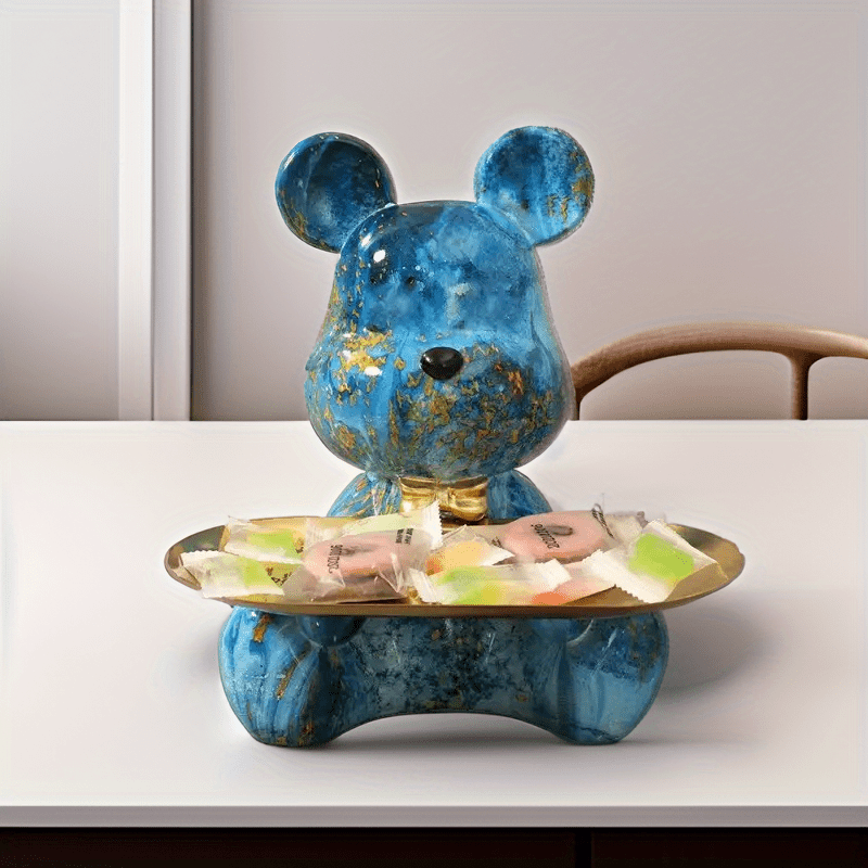 BearTray - Charmante Hars Decoratieve Dienblad