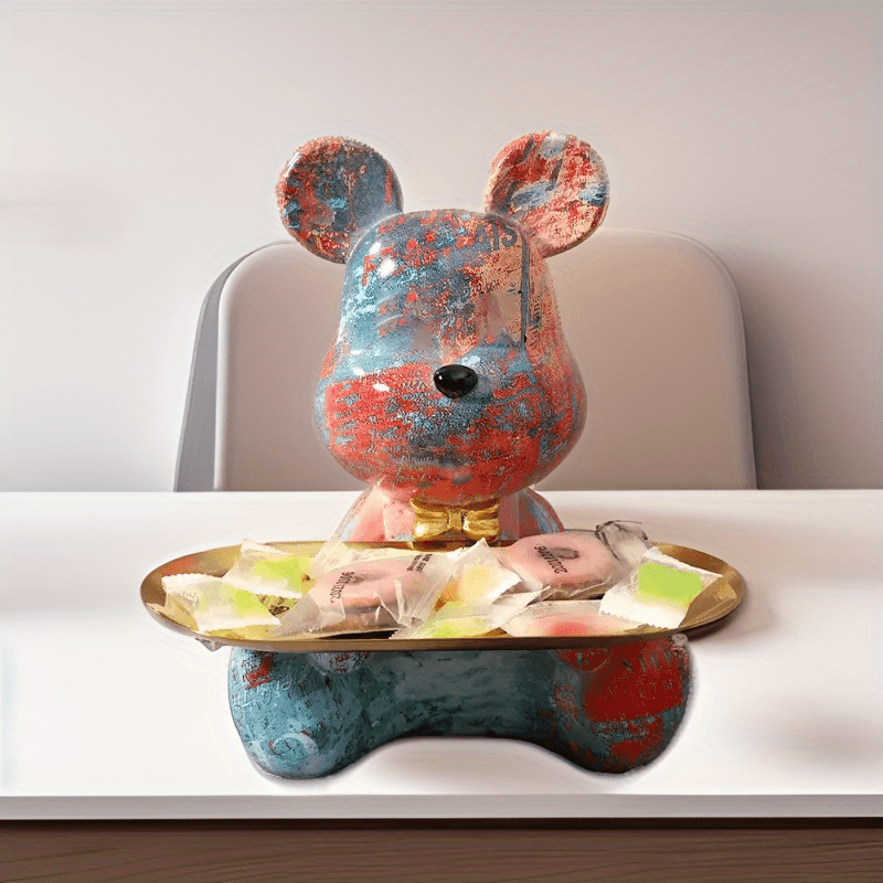 BearTray - Charmante Hars Decoratieve Dienblad