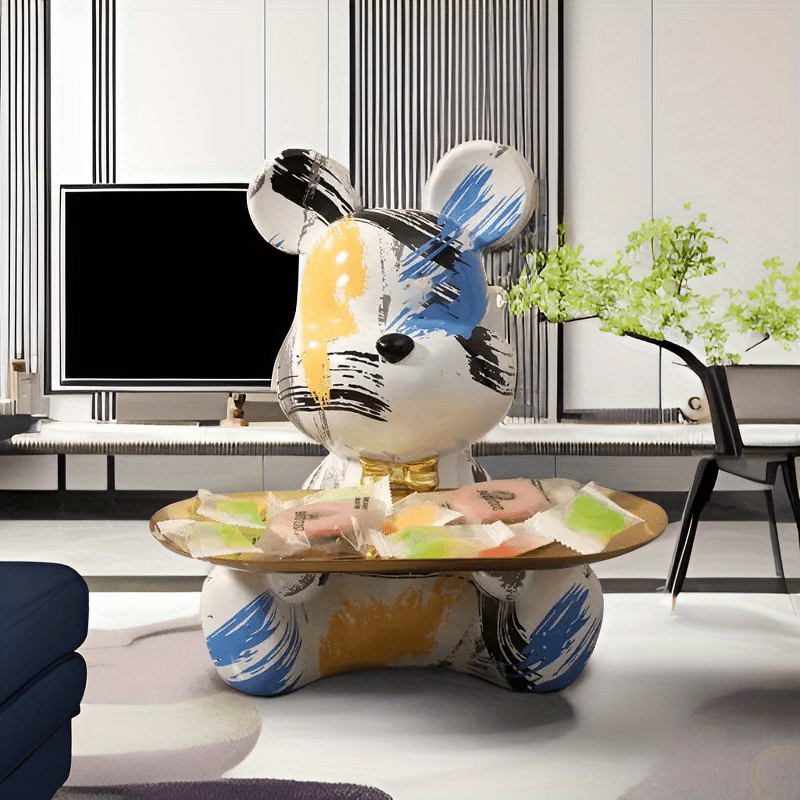 BearTray - Charmante Hars Decoratieve Dienblad