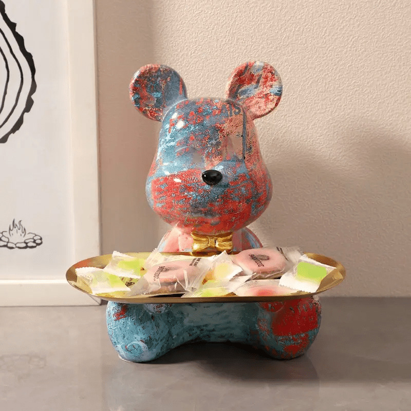 BearTray - Charmante Hars Decoratieve Dienblad