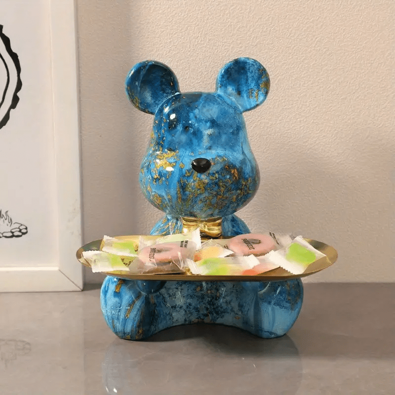 BearTray - Charmante Hars Decoratieve Dienblad