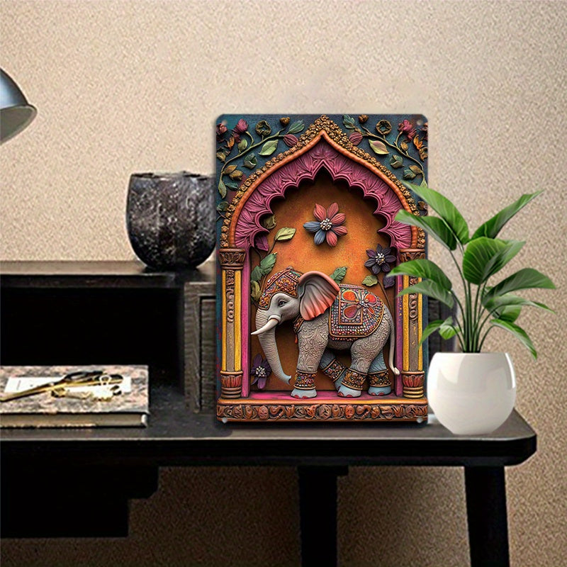 ElephantWall - Aluminium Olifant Muurkunst Set
