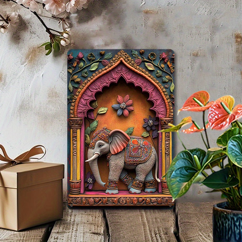ElephantWall - Aluminium Olifant Muurkunst Set