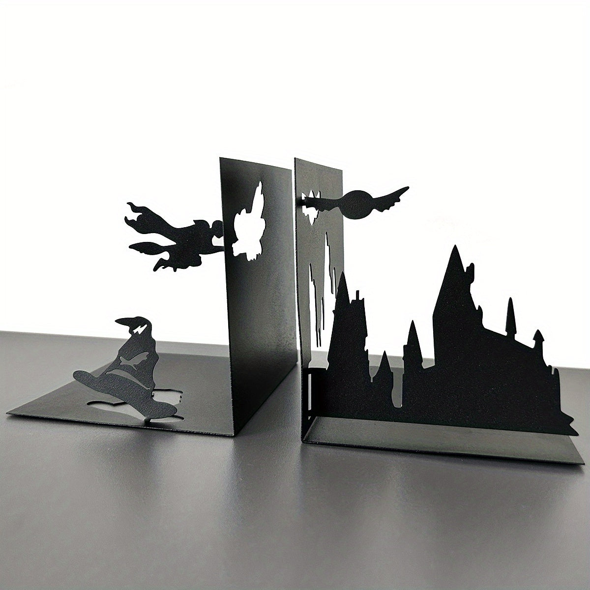 Fermalibri in metallo contemporaneo - Supporto decorativo per libri per casa e festività