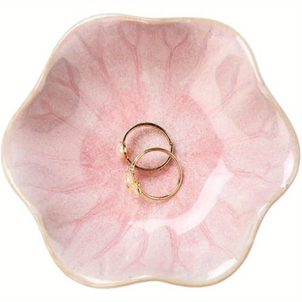 LotusTray - Keramische Lotusblad Sieradenbak | Voor Ringen, Sleutels & Snuisterijen