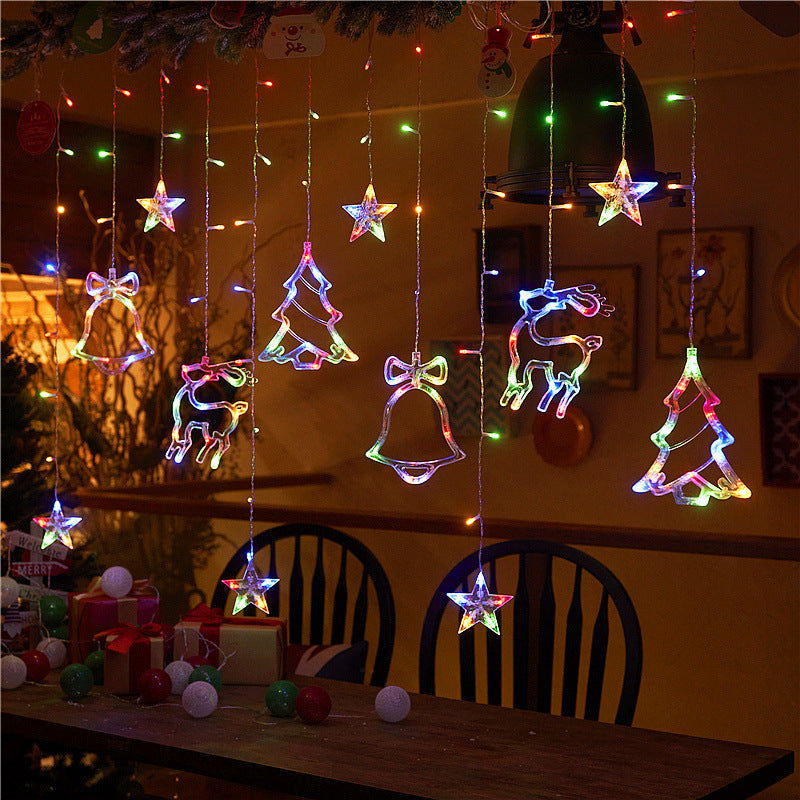 FestiveGlow - USB LED Kerstlichtsnoer met Boom, Rendier & Belvormen