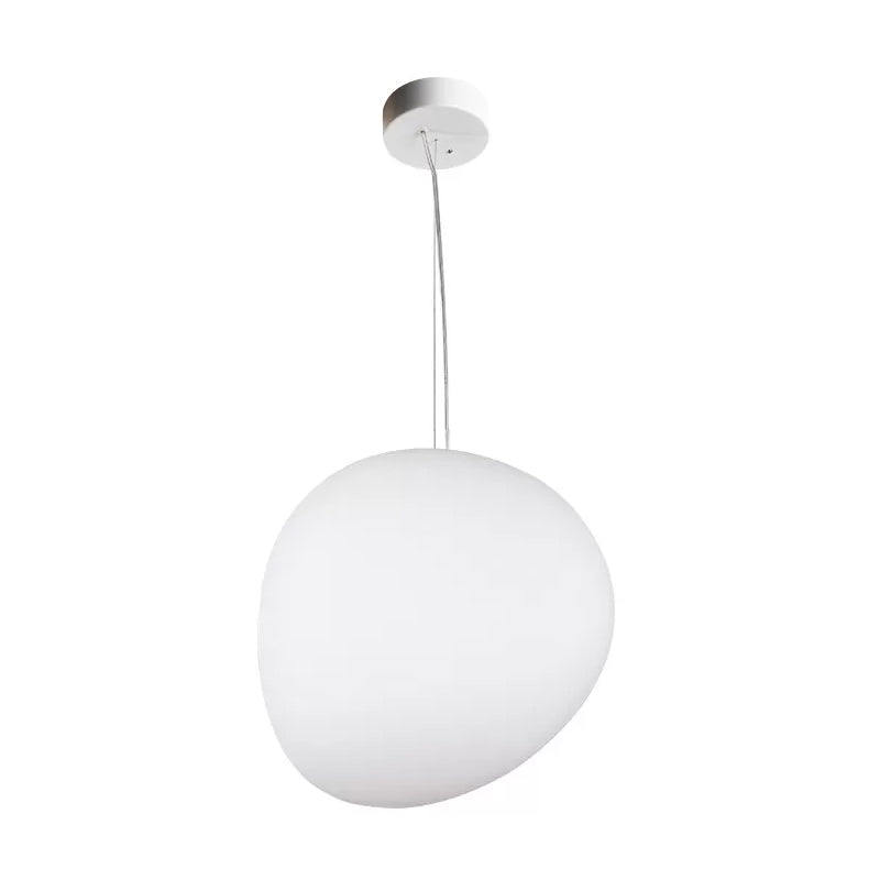 LuxeGlow - Zwevende Kiezel Eetkamer Hanglamp van Hoogwaardig Plastic met 1 Lamp