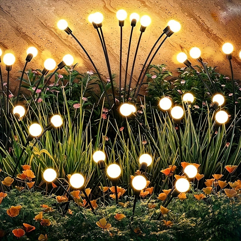 SolarFirefly - Decorazione da Giardino LED Lucciole, Luci Impermeabili per Esterni