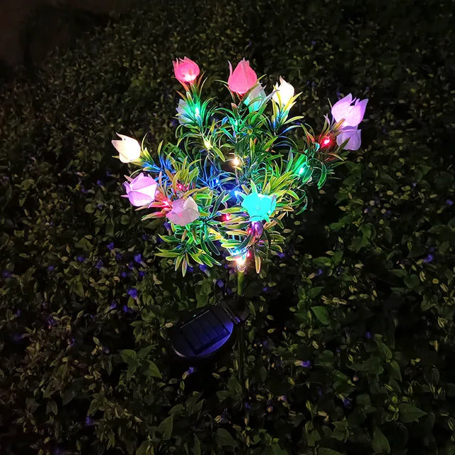 SolarGardenia - Solar Energy LED Garden Lighting – Weatherproof Outdoor Lamp for Garden, Balcony & Terrace