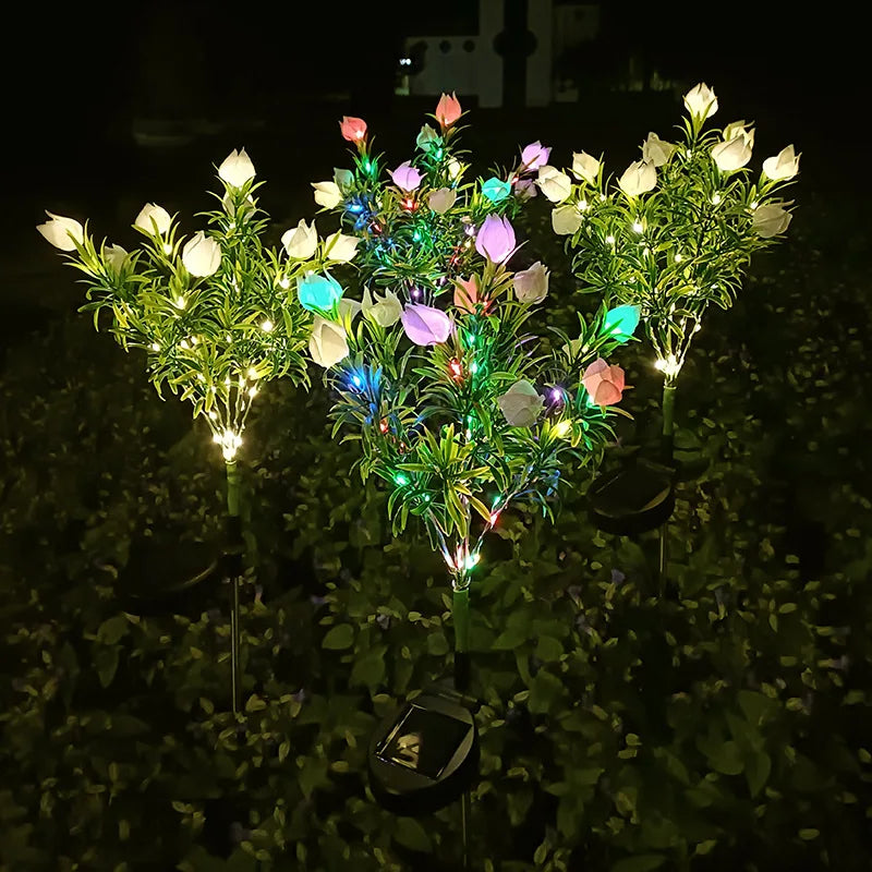 SolarGardenia - Solar Energy LED Garden Lighting – Weatherproof Outdoor Lamp for Garden, Balcony & Terrace