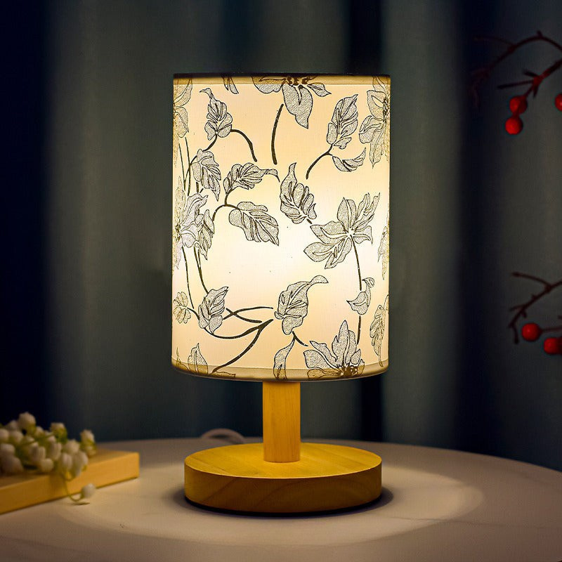 ZenGlow - Decoratieve Japanse Tafellamp met Houten Basis – Sfeerverlichting