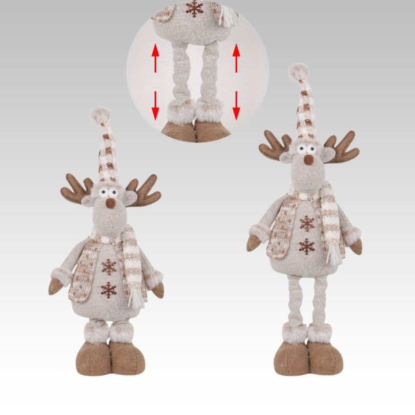 HolidaySet - Rekbare Sneeuwpop & Rendier Poppen