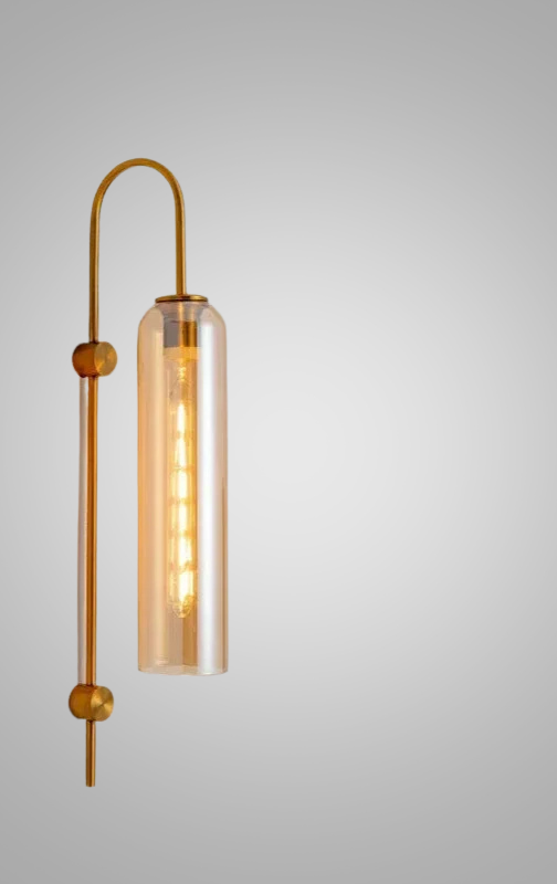 GlassGlow - Moderne LED Wandlamp van Glas