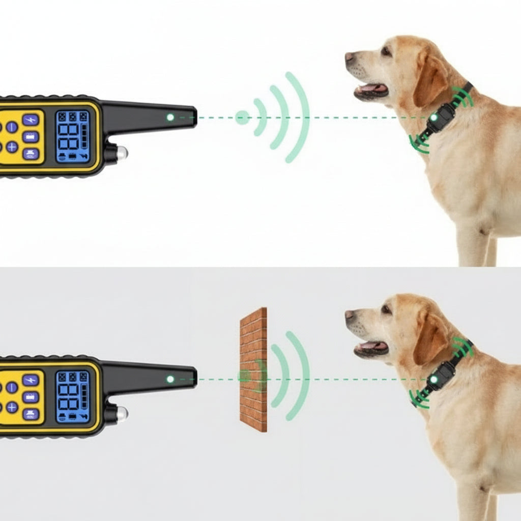 Hondentrainingshalsband Afstandsbediening Waterdicht Gedragstraining