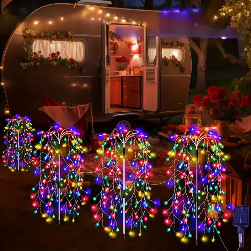 LumiGlow - Feestelijke Zonne-energie Verlichting voor Tuin en Evenementen