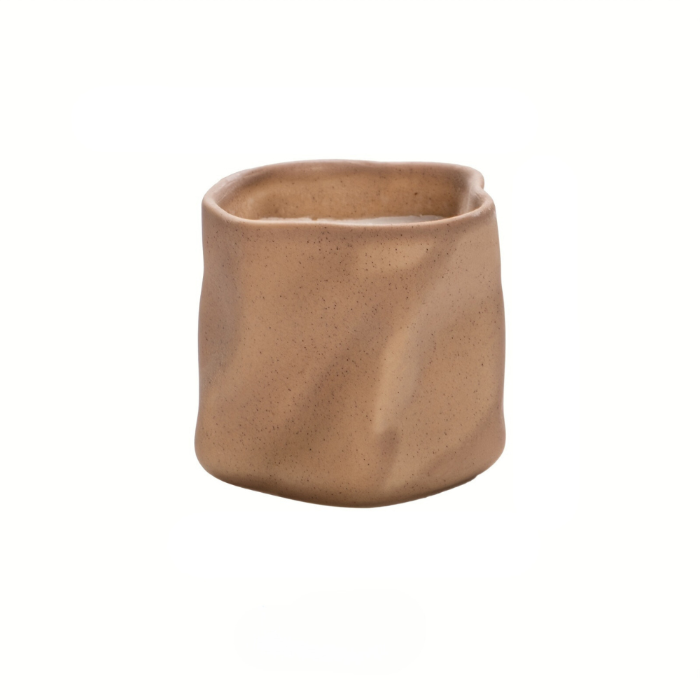 Nordic Stijl Keramische Kandelaar - Moderne Minimalistische Geometrie, Perfect voor Kerstmis en Feestdecoratie