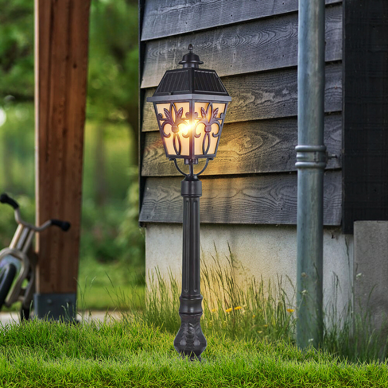 LumiLantern - Vintage Outdoor Lantern in Retro Design – Weatherproof Garden and Driveway Lighting, Energy Efficient & Decorative