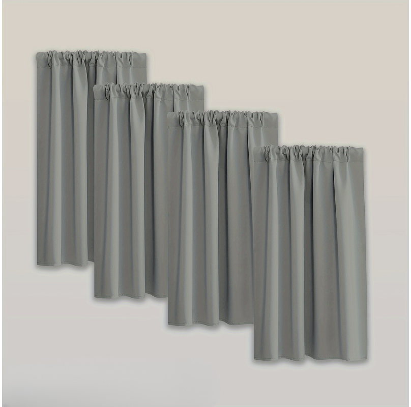 Blackout Curtains - Moderne Verduisterende Gordijnen Set van 4 Stuks