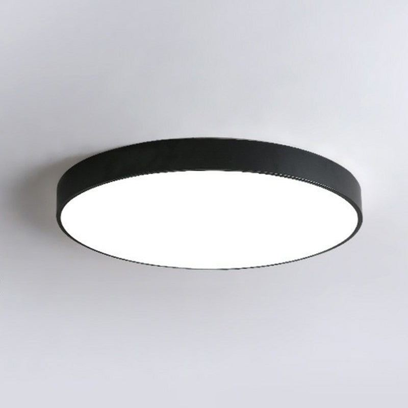 Elegante lampada da soffitto LED - Illuminazione rotonda ultrapiatta stile nordico per camera da letto